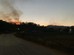 Fires in Doi Inthanon Area of Chiang Mai